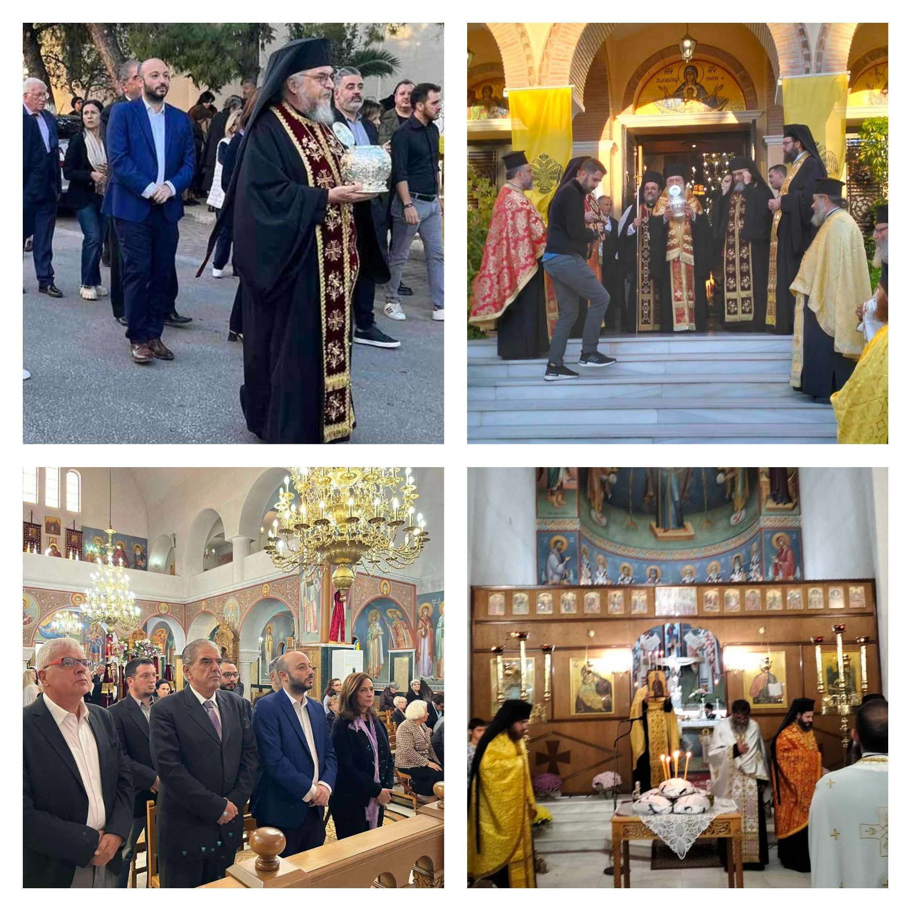Σε κλίμα κατάνυξης υποδέχθηκε τα Ιερά Λείψανα της Αγίας Βαρβάρας η Λυκόβρυση στον Ιερό Ναό Ζωοδόχου Πηγής 