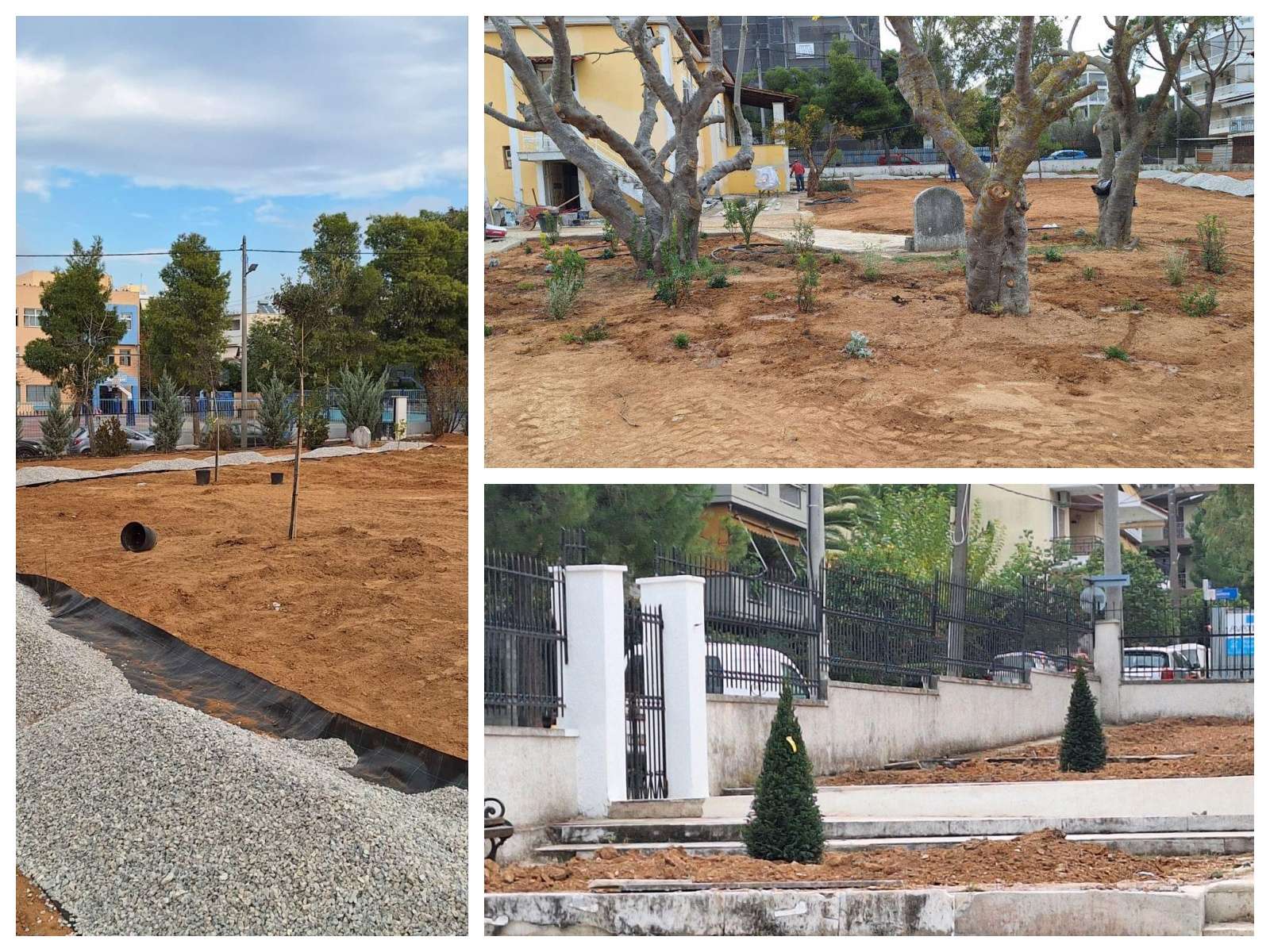 Συνεχίζεται η φύτευση στο κτήμα Τζερμιά – Δεκάδες φυτά και δέντρα αλλάζουν την εικόνα του χώρου