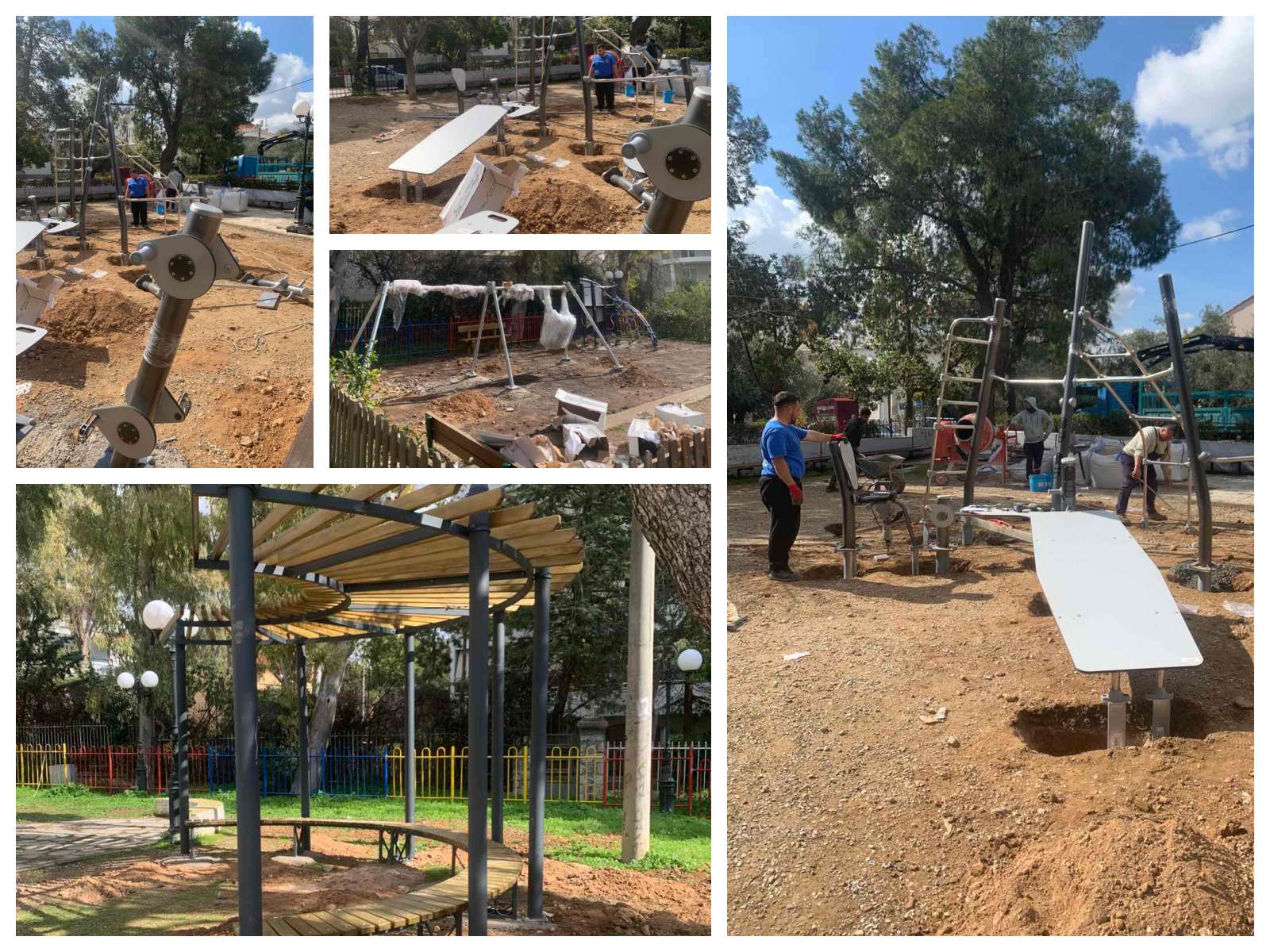 Σε Προχωρημένο Στάδιο η Ριζική Ανάπλαση της Παιδικής Χαράς στη Συμβολή των Οδών Πόντου &amp; Ιωαννίνων –  Νέος Εξοπλισμός Υψηλών Προδιαγραφών &amp; Επόμενο Βήμα η Τοποθέτηση Ειδικού Τάπητα