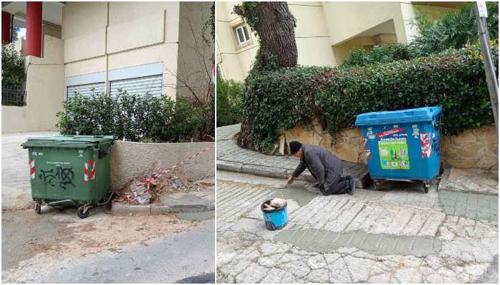 Νέες παρεμβάσεις χωροθέτησης κάδων - Για μια πιο καθαρή και οργανωμένη πόλη 