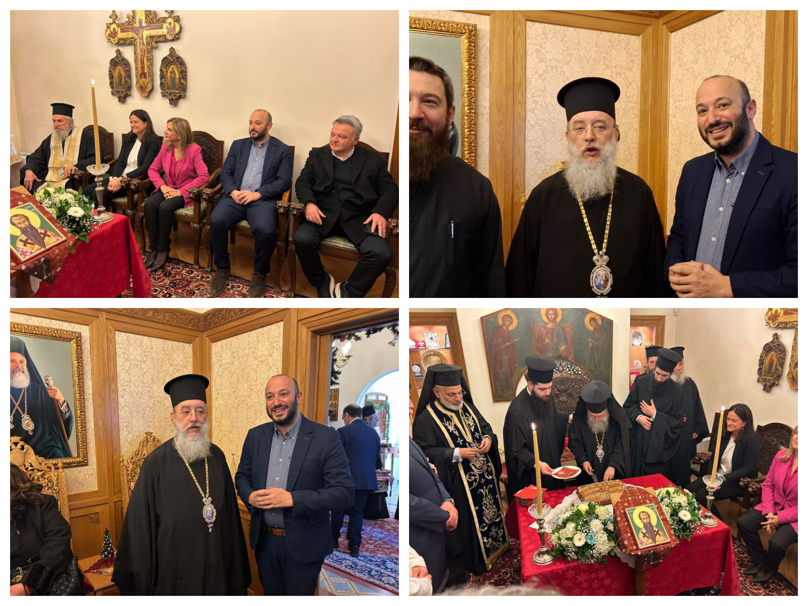 Στη Βασιλόπιτα της Ιεράς Μητρόπολης Κηφισίας ο Δήμαρχος Λυκόβρυσης-Πεύκης