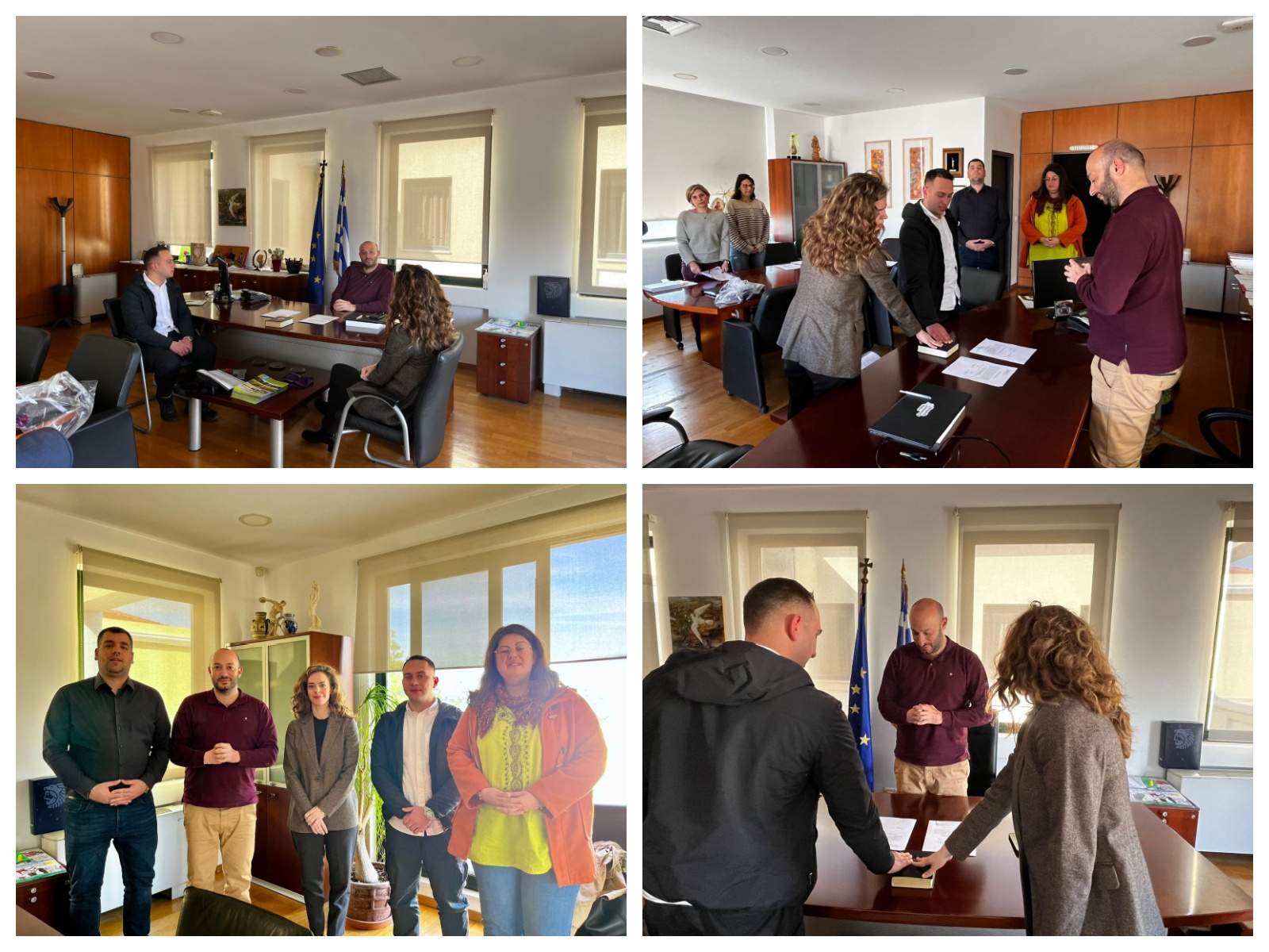 Ορκωμοσία νέων δημοτικών αστυνομικών στον Δήμο Λυκόβρυσης-Πεύκης 