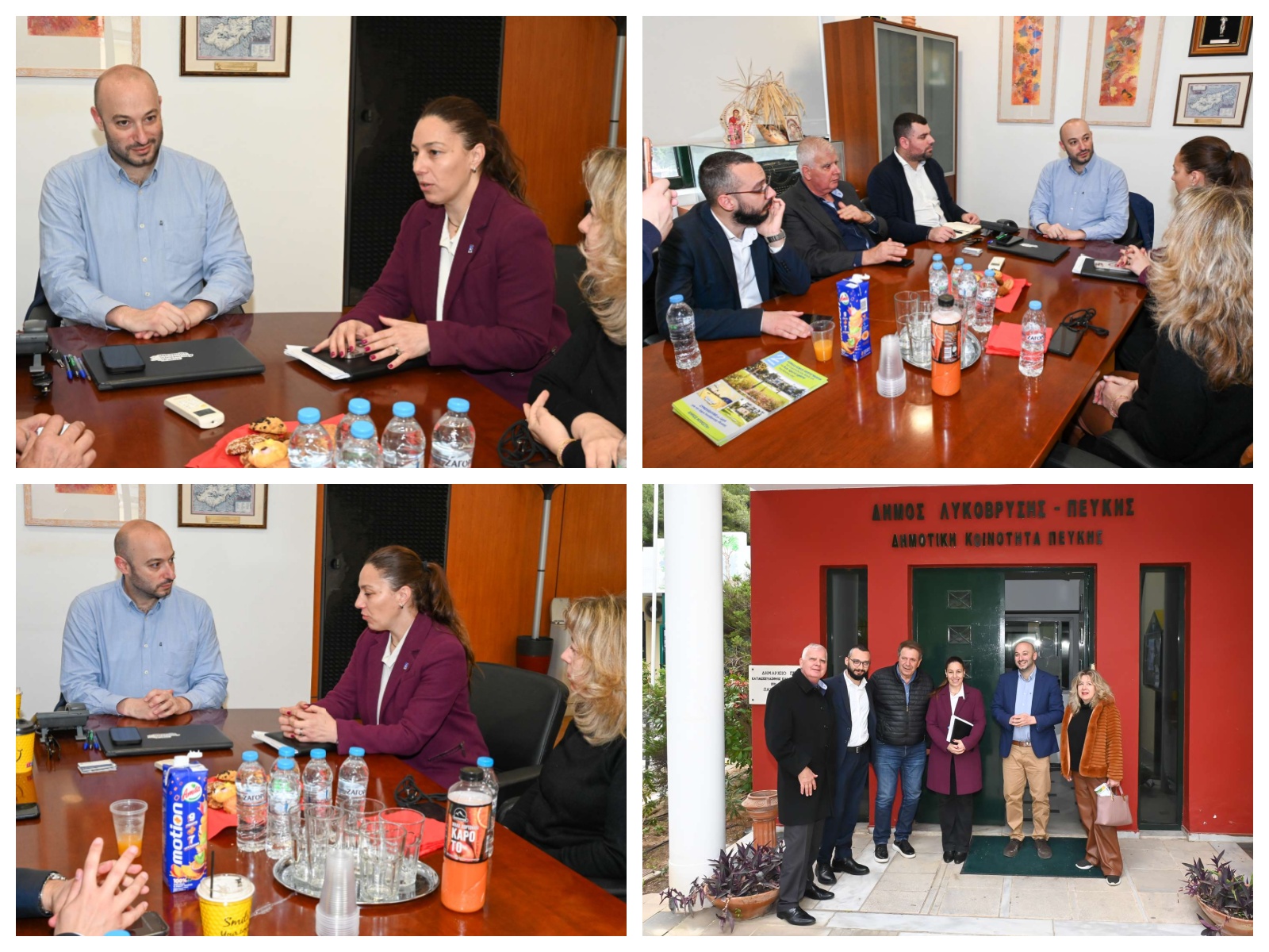 Επίσκεψη της Αντιπεριφερειάρχου Βορείου Τομέα Μαργαρίτας Βάρσου στον Δήμο Λυκόβρυσης-Πεύκης