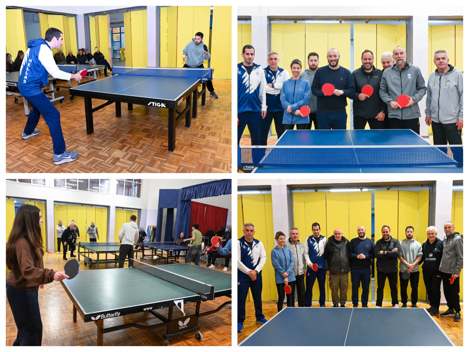 Παρουσίαση επιτραπέζιας αντισφαίρισης στο 1ο Γυμνάσιο και το 1ο Λύκειο Πεύκης