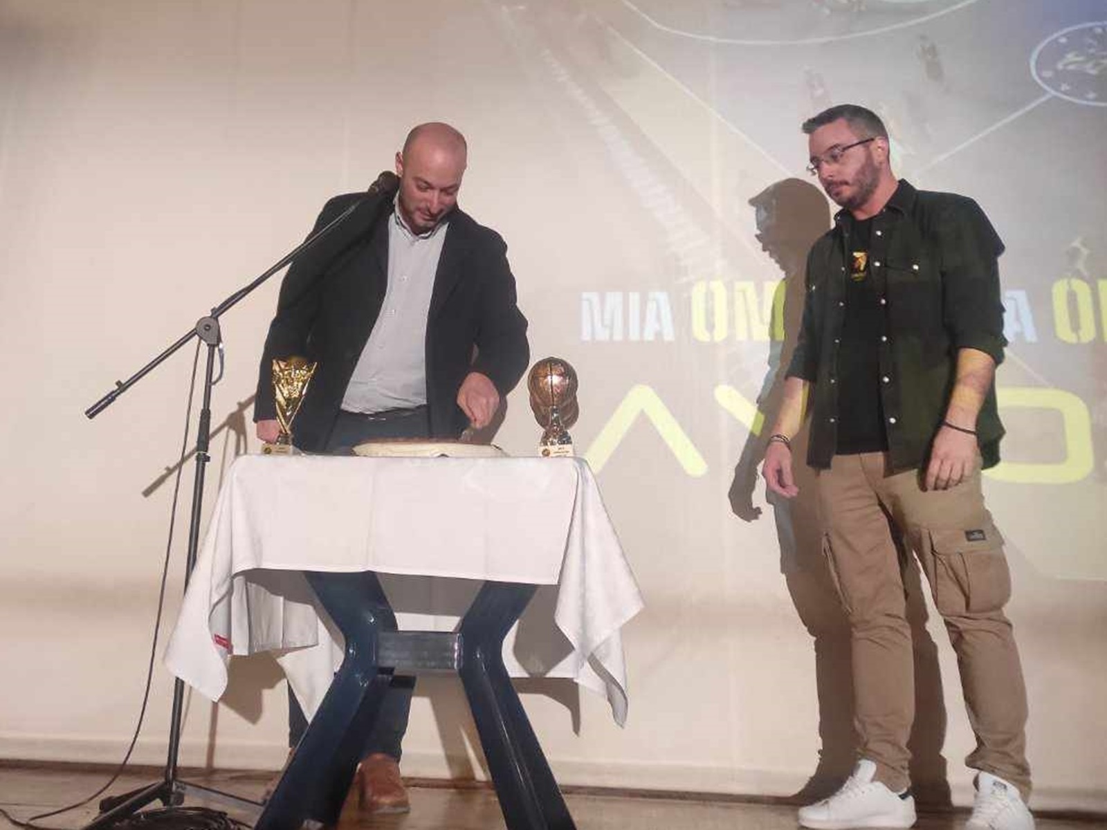 Στην κοπή πίτας του ΚΑΟ Λυκόβρυσης ο Δήμαρχος Λυκόβρυσης – Πεύκης, Μάριος Ψυχάλης