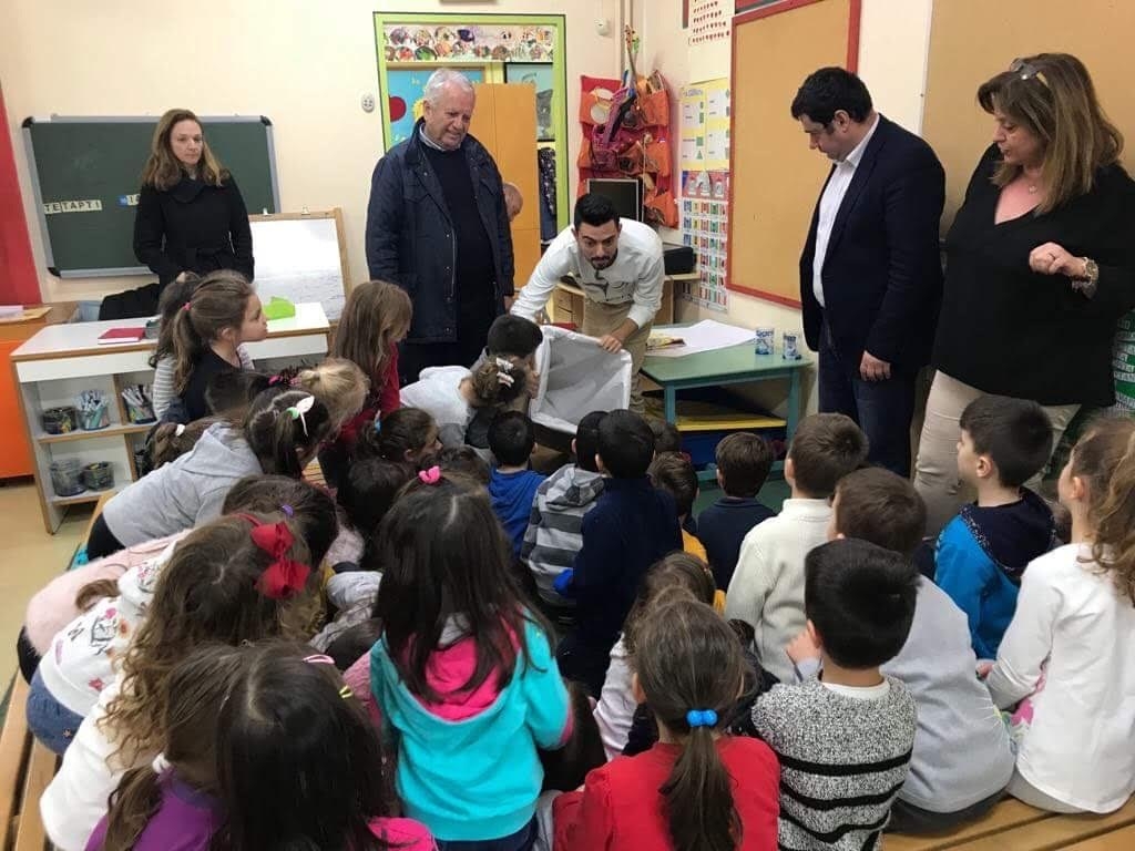 «Δυναμικό ξεκίνημα για την ανακύκλωση χαρτιού σε  όλα τα σχολεία του Δήμου »