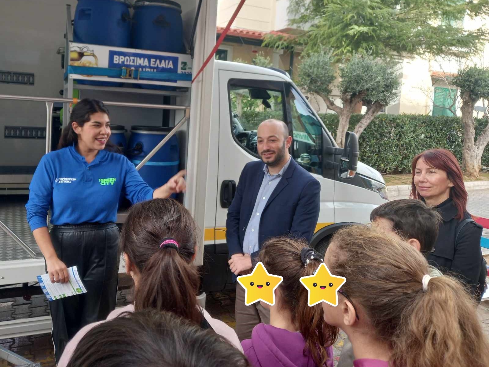 Ο Δήμαρχος Λυκόβρυσης – Πεύκης Μάριος Ψυχάλης μίλησε στους μαθητές του 1ου Δημοτικού Πεύκης για τα οφέλη της ανακύκλωσης