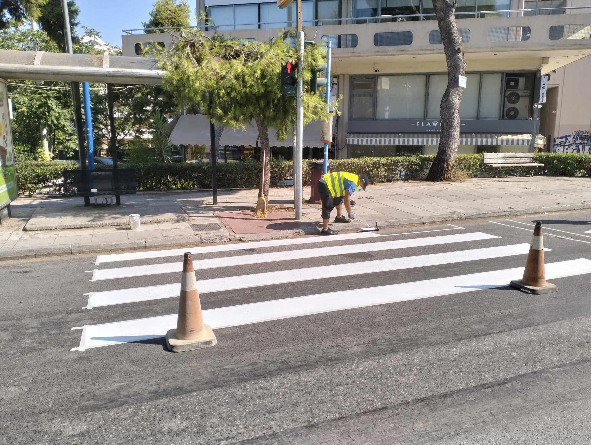 Συντηρεί τις διαβάσεις στη Λεωφόρο Ειρήνης και Ελευθερίου Βενιζέλου ο Δήμος Λυκόβρυσης – Πεύκης 