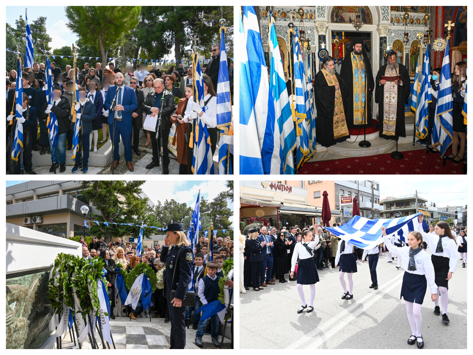Με λαμπρότητα και συγκίνηση ο εορτασμός της 25ης Μαρτίου στον Δήμο Λυκόβρυσης – Πεύκης  